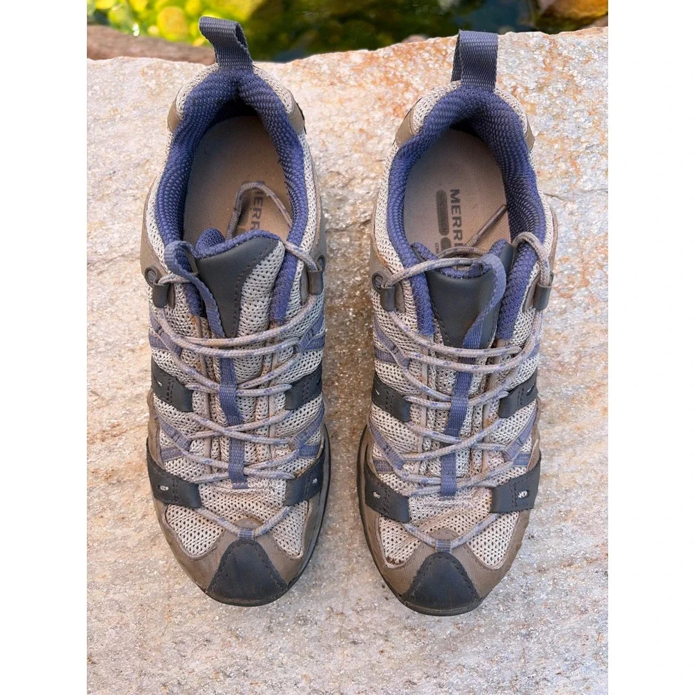 Merrell Siren Sport Womens Hiking Shoes Grey Blue J54864 Size 7.5
